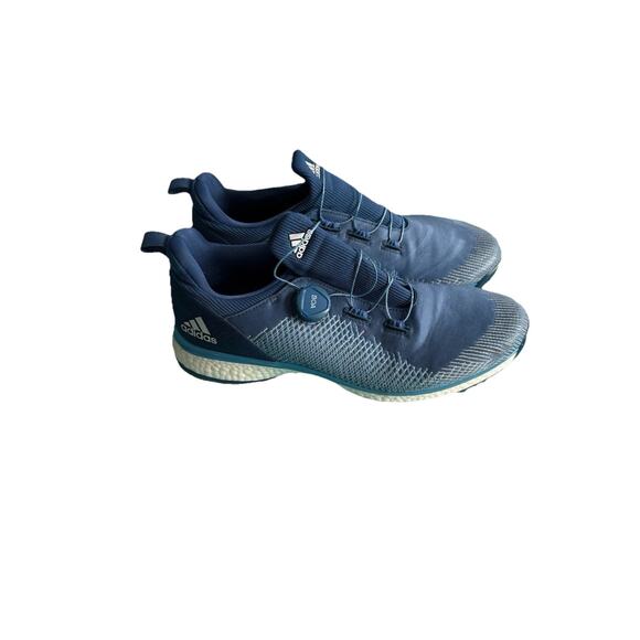 Adidas Forgefiber BOA Men’s Size 12 Blue Spike Less Golf Shoes Sneakers - Picture 1 of 10